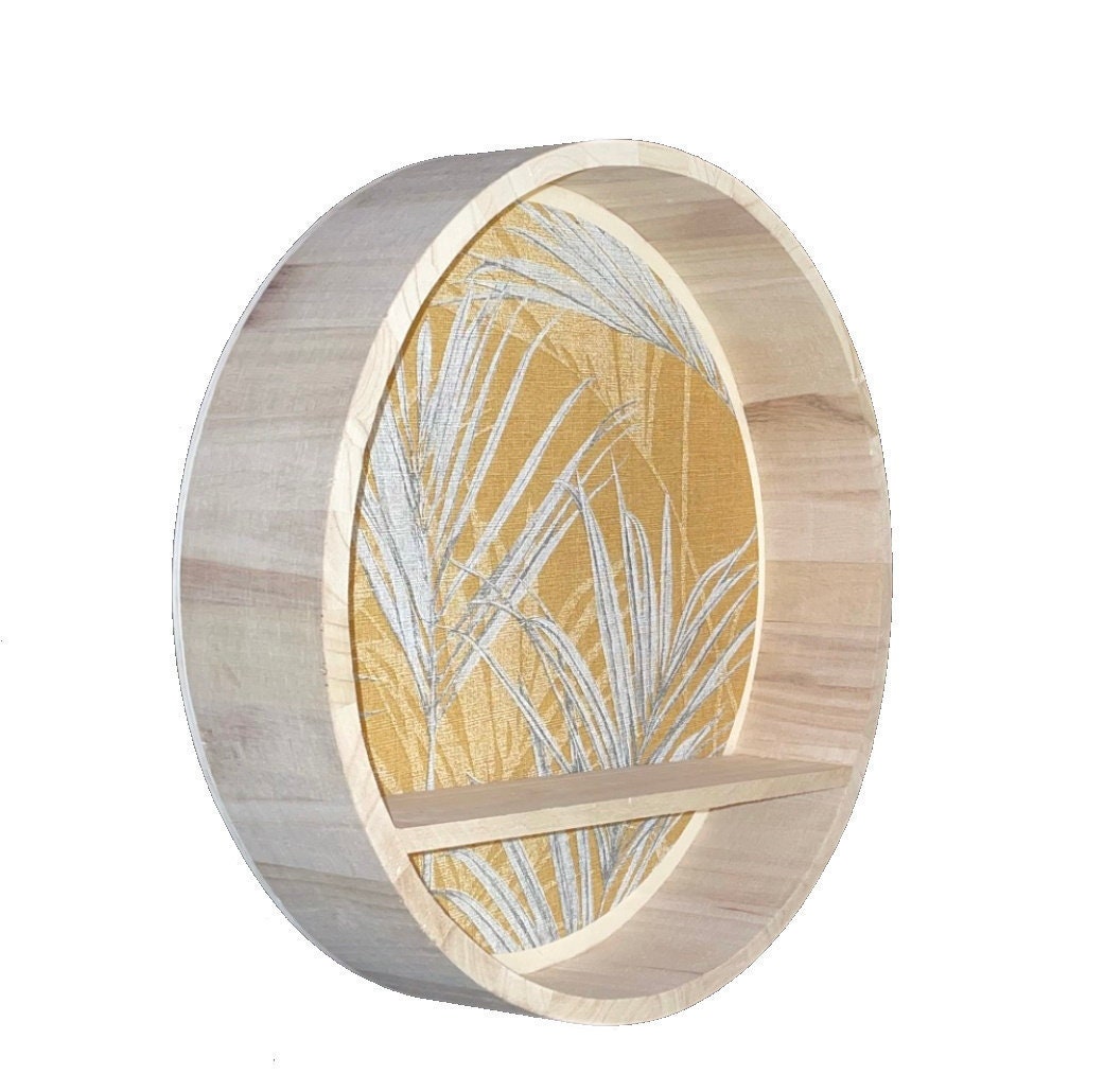 Etagère Ronde en Bois Savanne