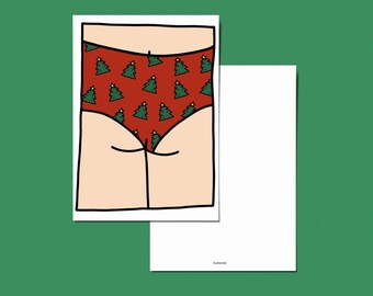 Carte de vœux culottée - 2 modèles