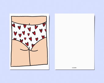 LOVE CULOTTE 1 - postcard