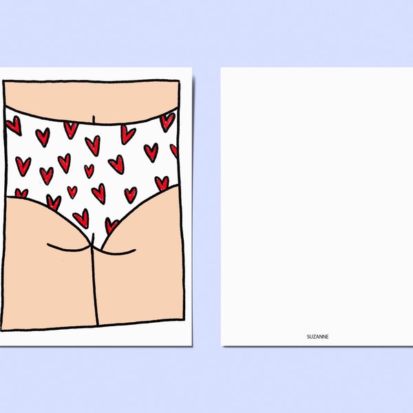 CULOTTE D’AMOUR 1 - carte postale