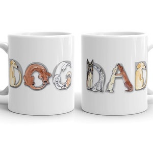 Dog Dad  |  Coffee Mug | Fur Dad | Inspirational Mug | Dad Coffee Mugs | Father&#39;s Day Gift | Dog Dad Mug | Dog Dad Gift | Dad Mug