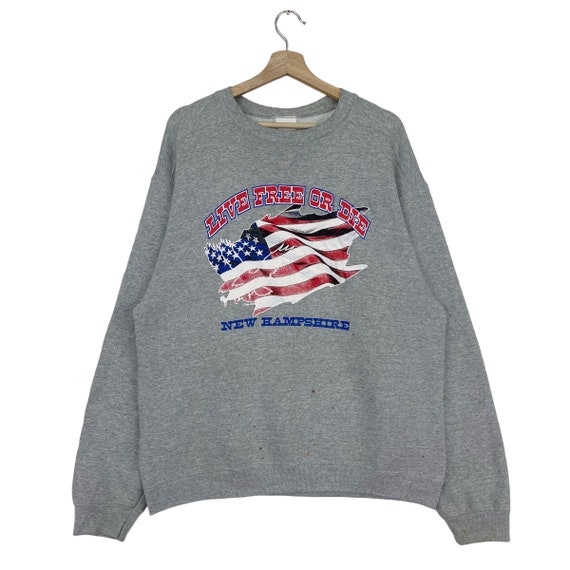 Vintage 90’s Wilson Sweatshirt Big Logo Americans… - image 1