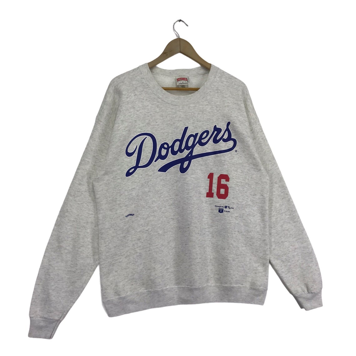 Vintage LA Dodgers MLB Sweatshirt Spellout Big Logo Pullover Etsy