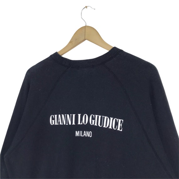Vintage 90s Gianni Lo Giudice Big Logo Sweatshirt… - image 5