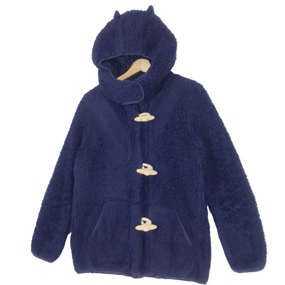 Vintage Mercibeaucoup by Issey Miyake Bear Eared Fleece Jacket