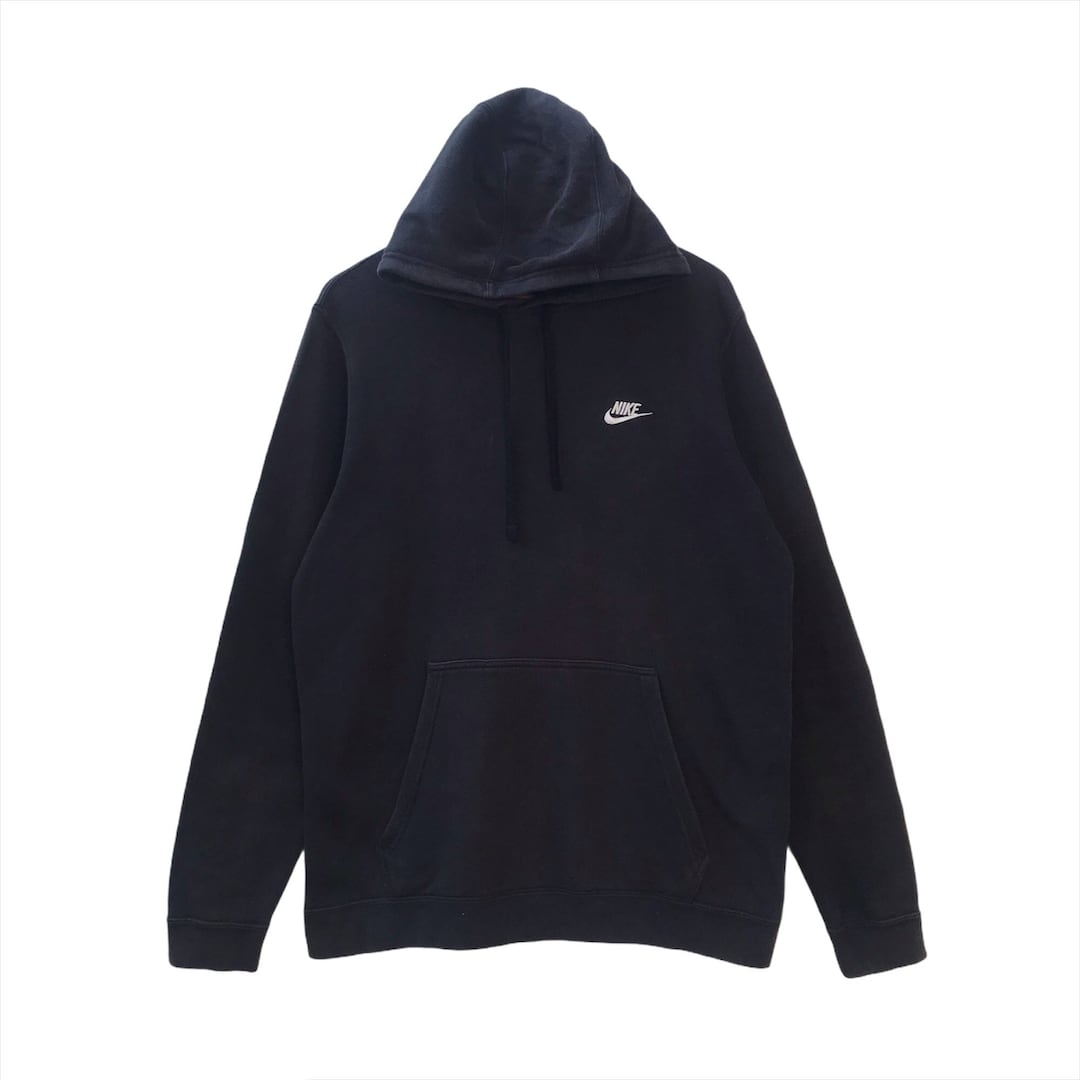 Black nike outlet hoodie cotton