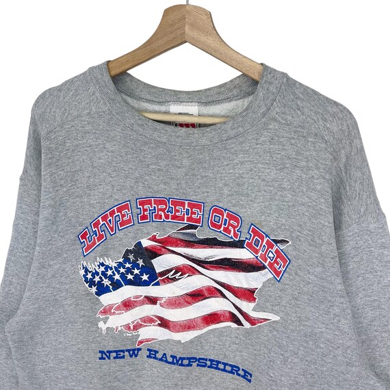 Vintage 90’s Wilson Sweatshirt Big Logo Americans… - image 4