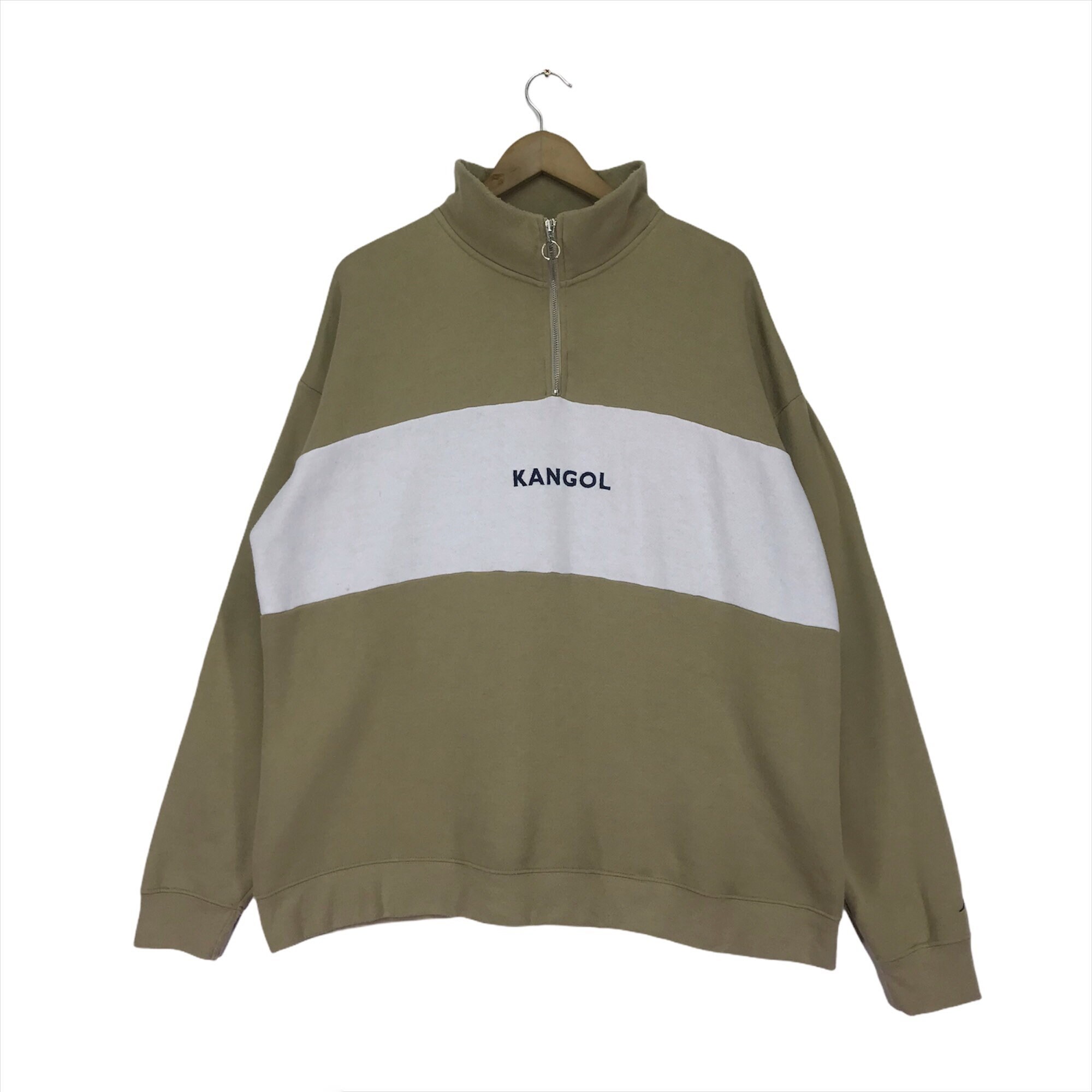Kangol half zip jacket deals mens