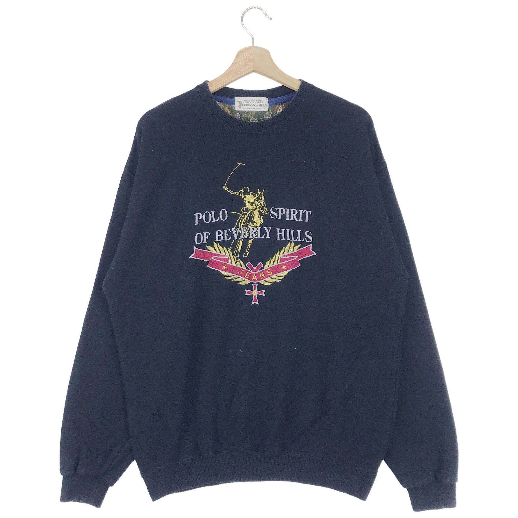 Vintage Polo Spirit of Beverly Hills Sweatshirt Crewneck Pullover