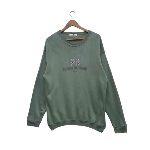 Pierre Balmain Sweatshirt Spellout Big Logo Pullo