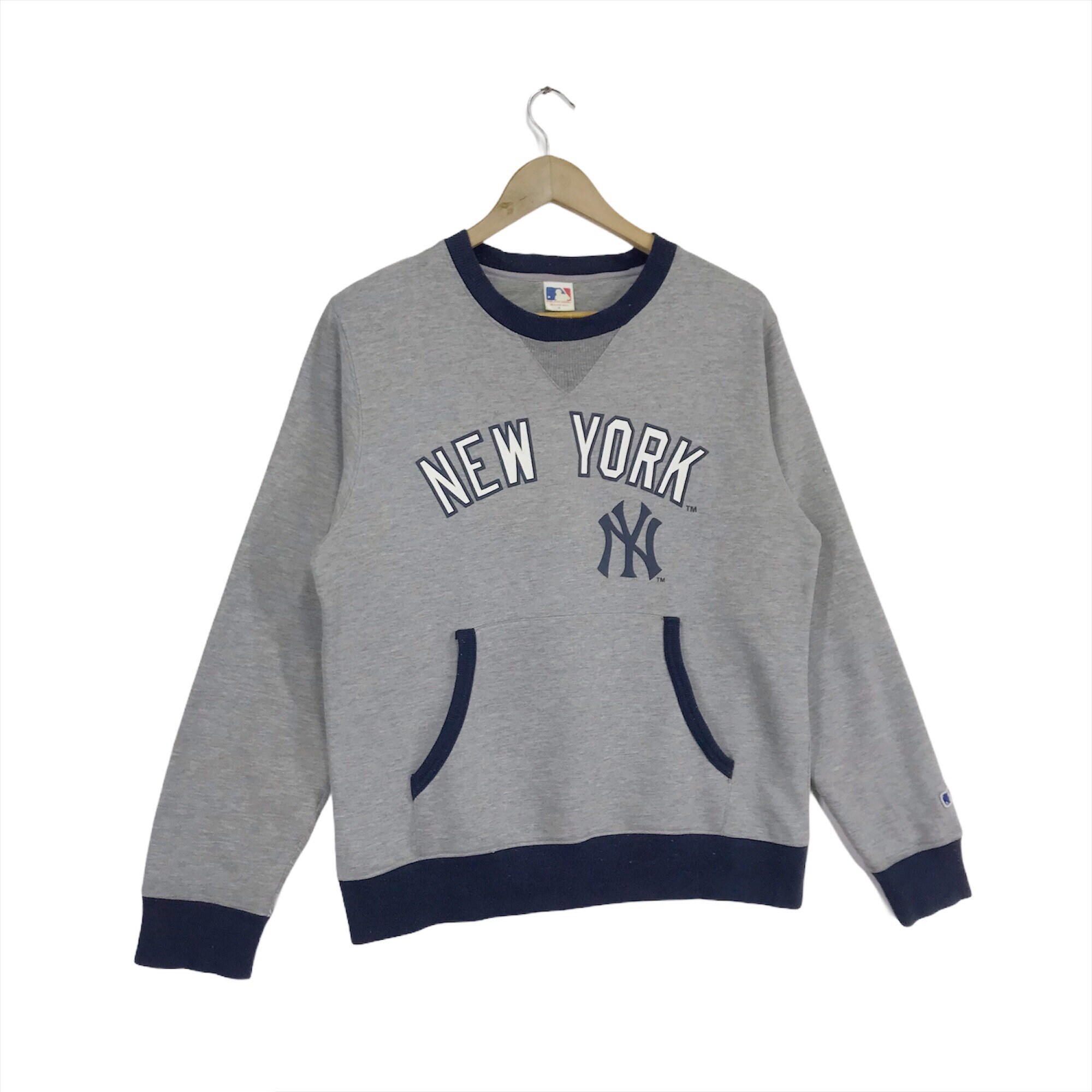 Vintage New York Yankees MLB Sweatshirt Spellout Big Logo Etsy