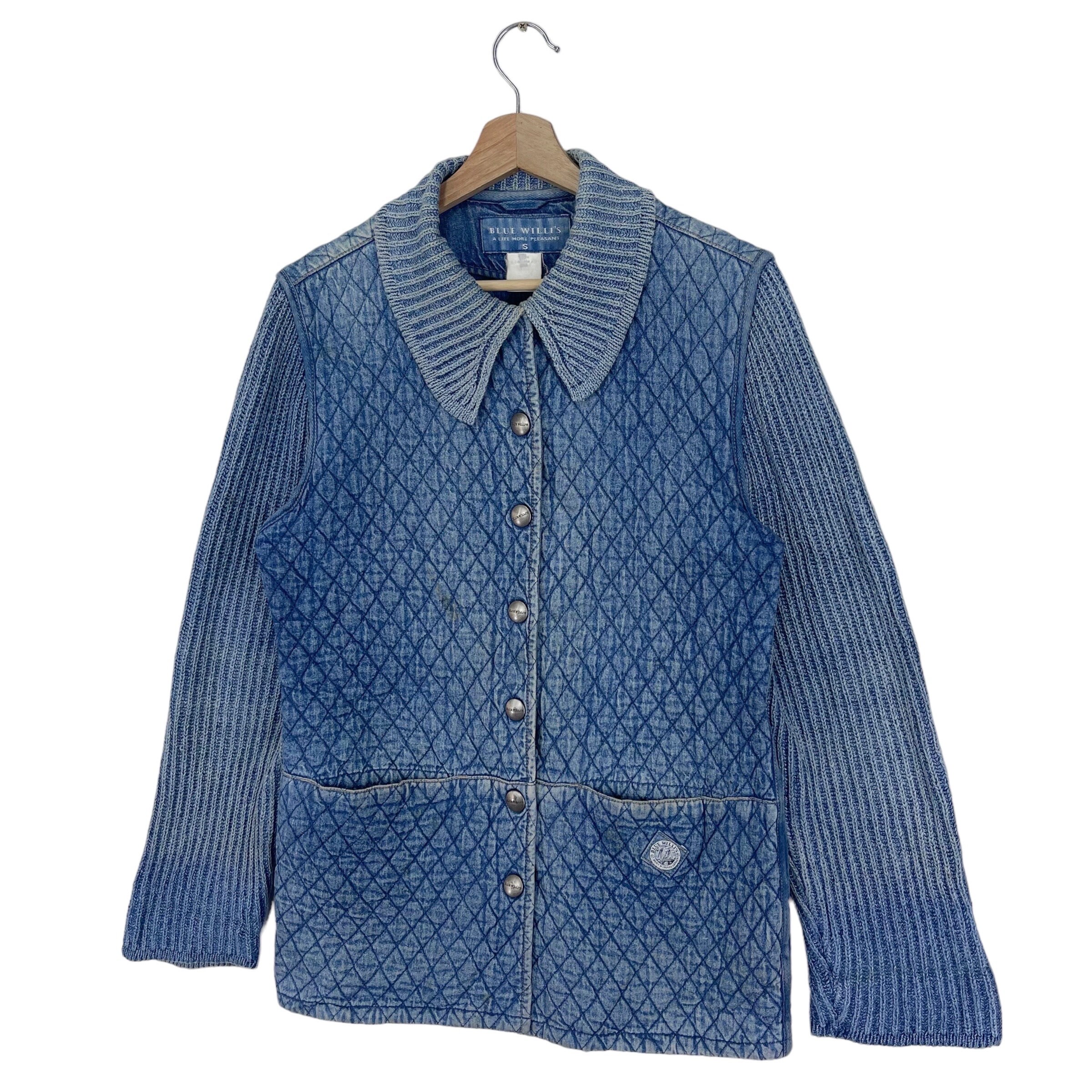 UNDERCOVER Blue Embroidered Denim Jacket