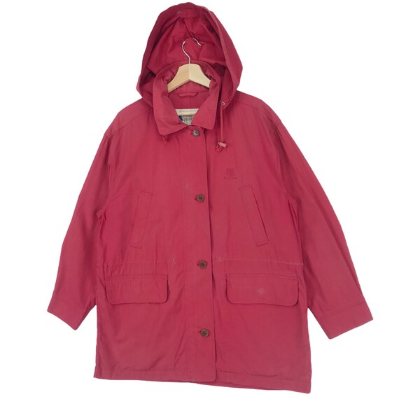 Vintage Aquascutum London Parka Hoodie Military/ … - image 3