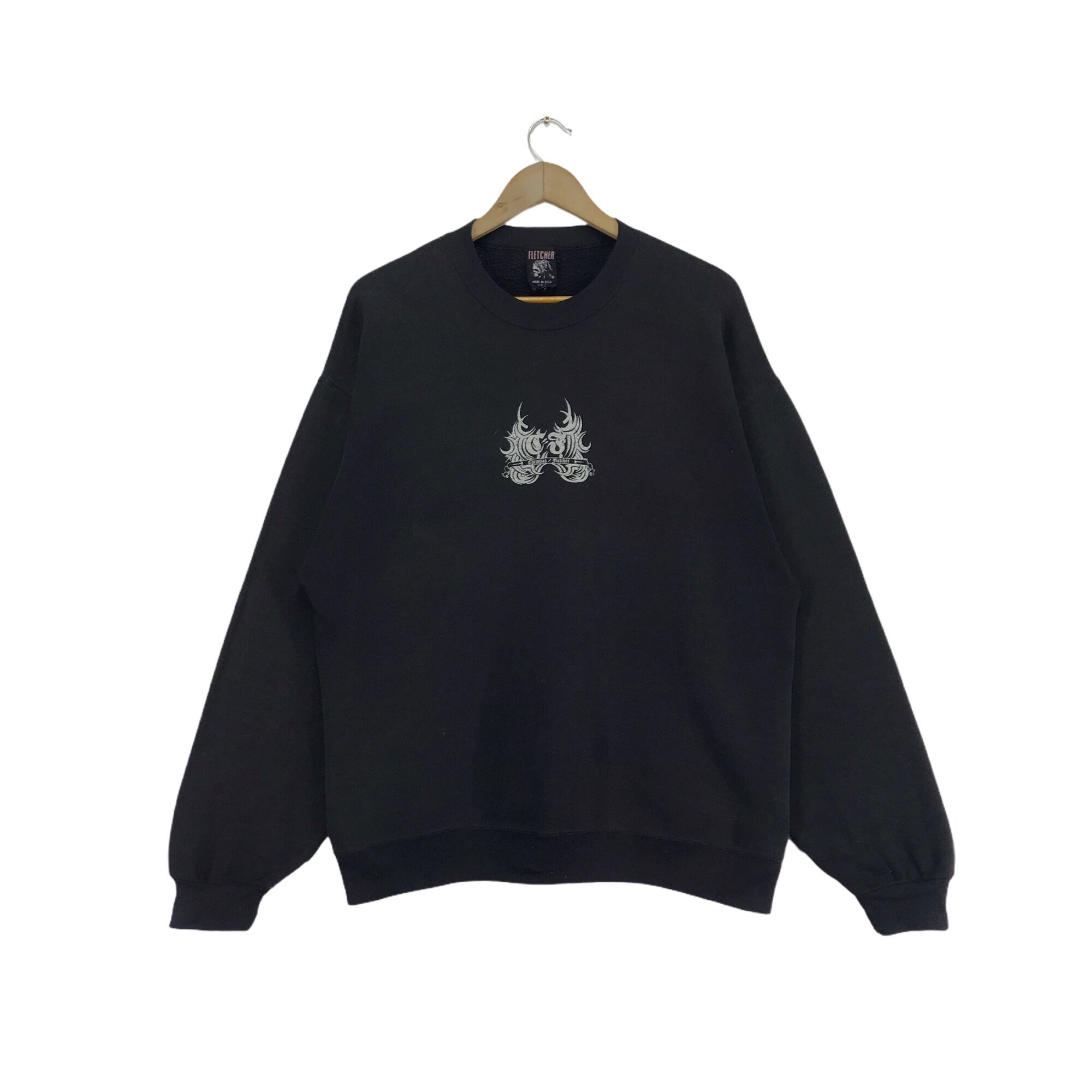 RARE Vintage 90s Christian Fletcher Sweatshirt Art Surfing Etsy