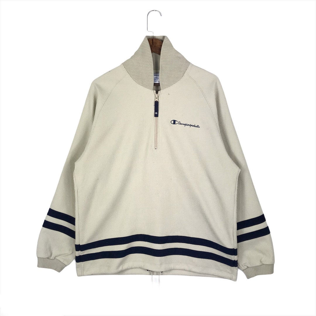 Vintage Champion Half Zip Sweatshirt Made in Japan Spellout - Etsy