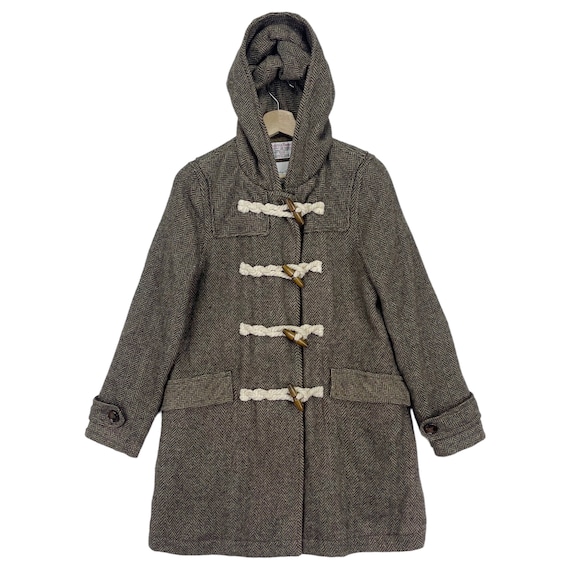 Tweed duffle clearance coat