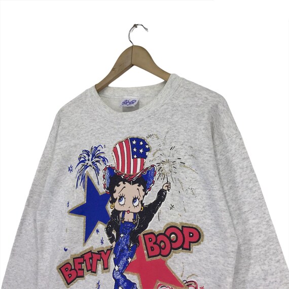 Vintage 90s Betty Boop Sweatshirt Crewneck Spello… - image 5