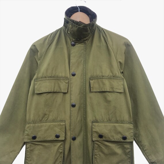 RARE!! Vintage Barbour Bedale Jacket Zipper/Button Up… Gem