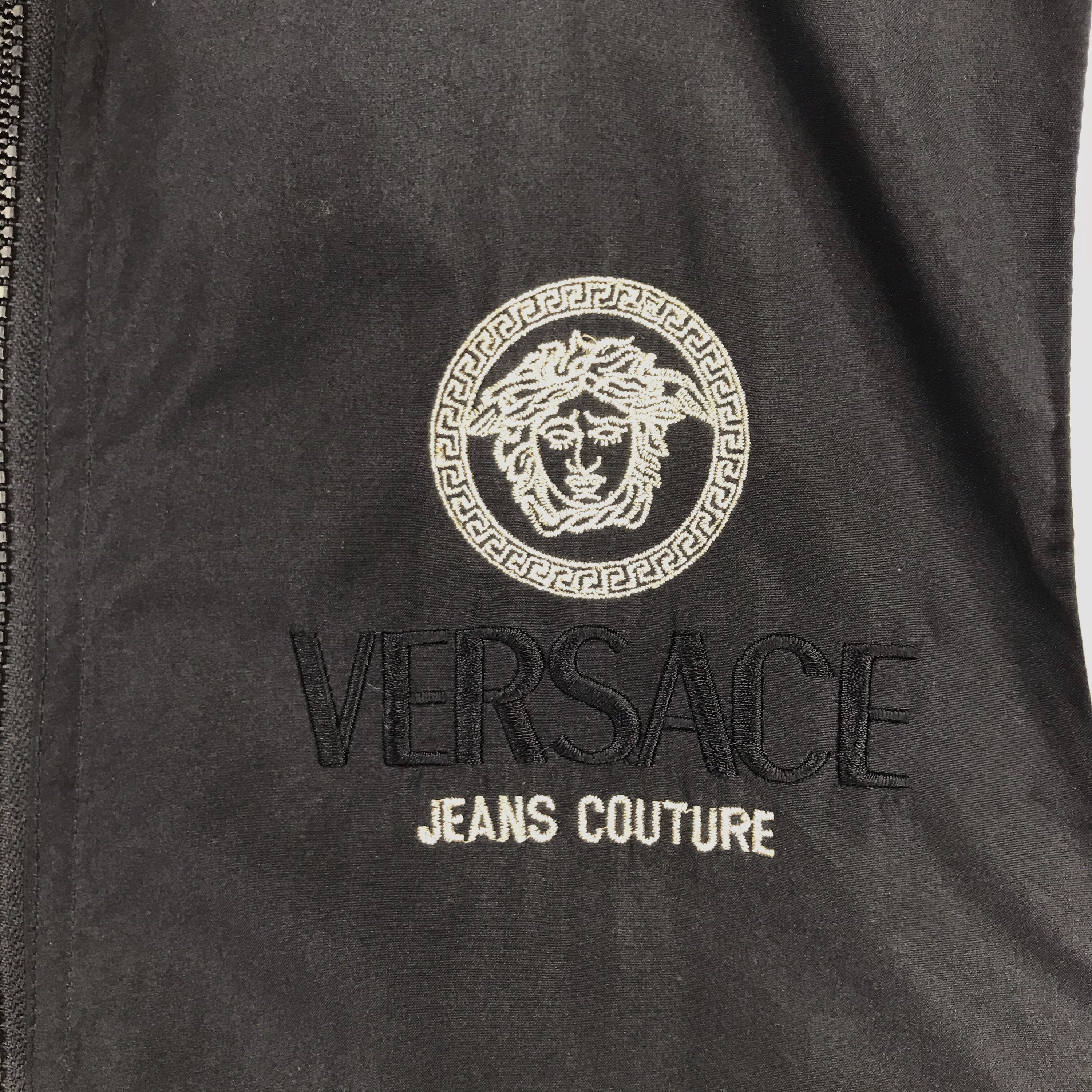Alfredo Versace Spellout Big Logo Vests Zipper M 