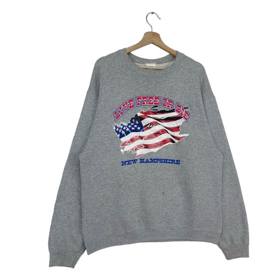 Vintage 90’s Wilson Sweatshirt Big Logo Americans… - image 3