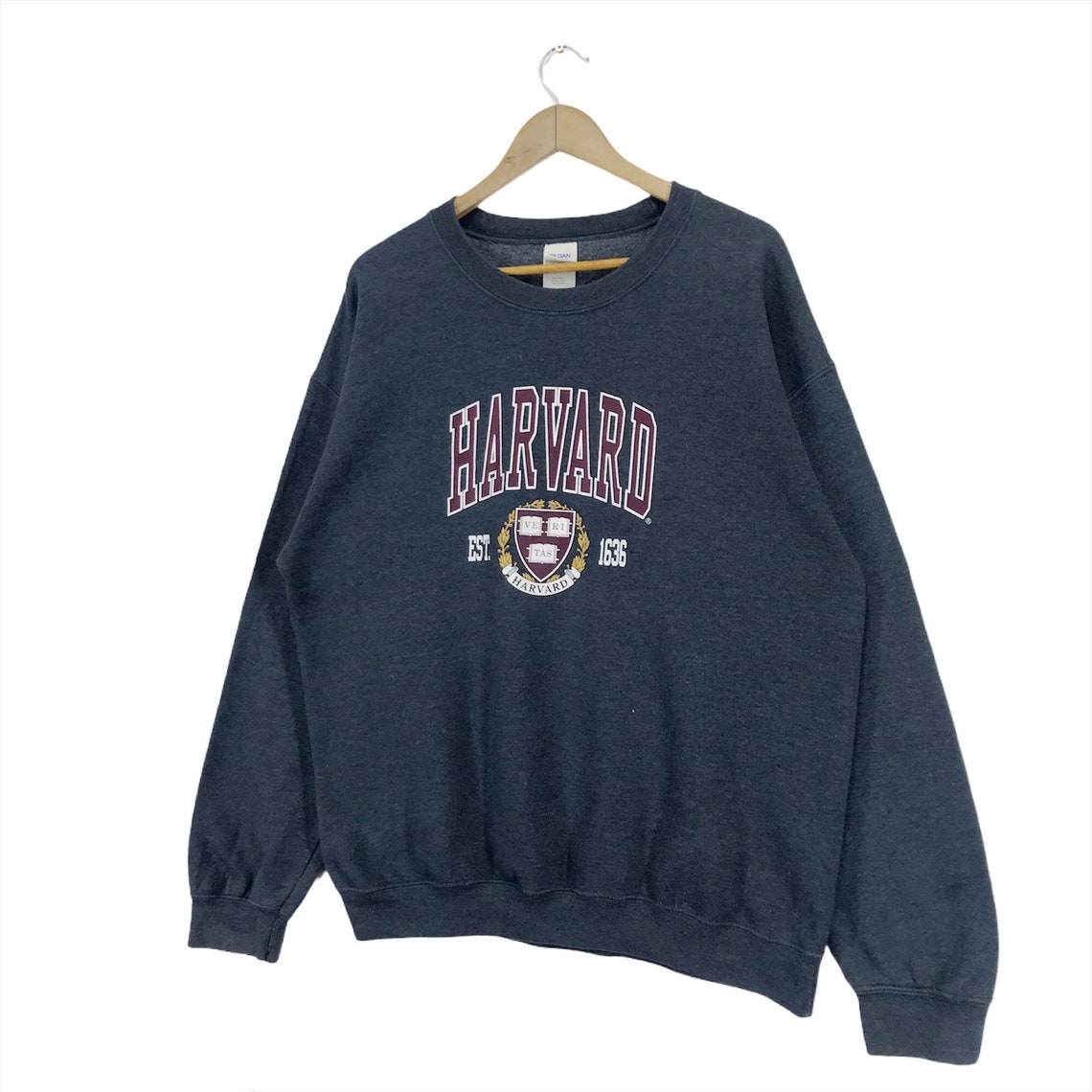 Vintage Harvard University Sweatshirt Crewneck Big Logo Jumper | Etsy