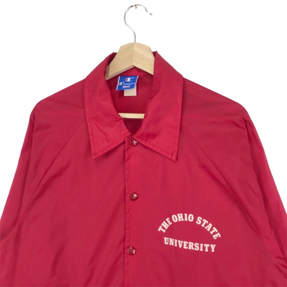 Vintage 80’s Ohio State University Coach Jacket B… - image 4