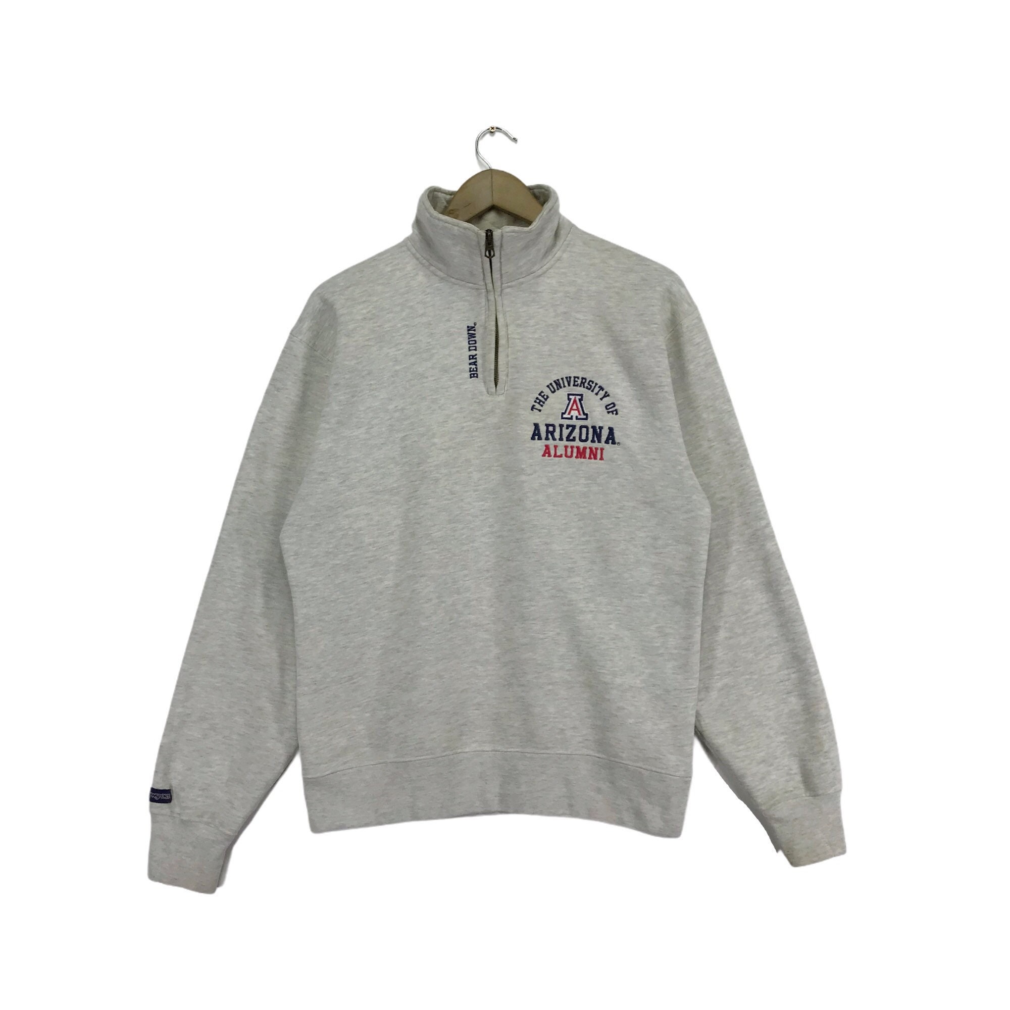Vintage University Of Arizona Sweatshirt Half Zip Big Logo | Etsy