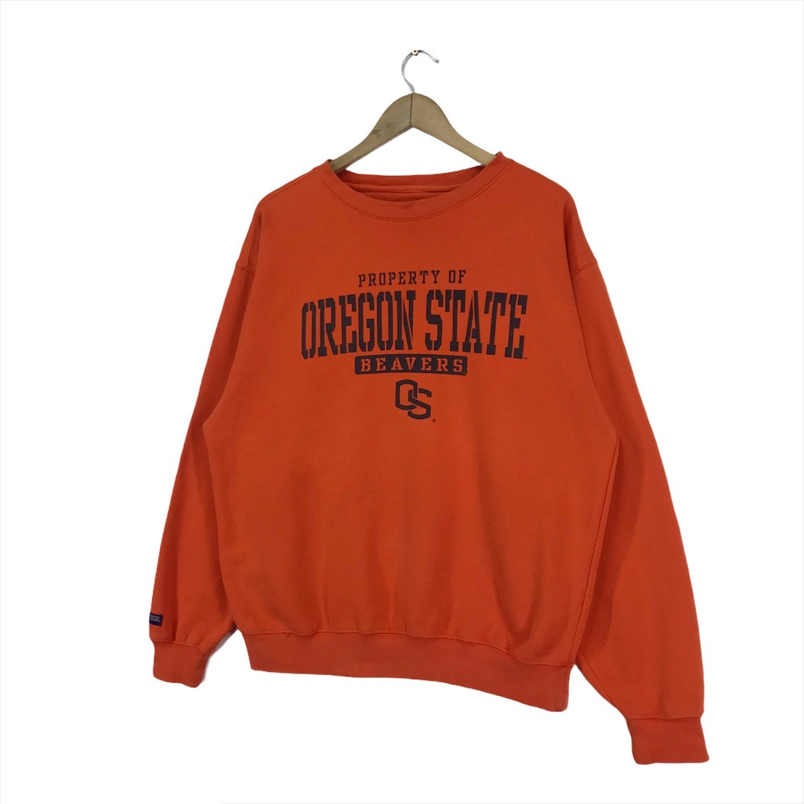 Vintage Oregon State Sweatshirt Crewneck Spellout Big Logo Etsy