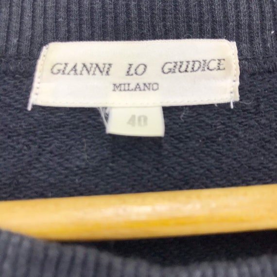 Vintage 90s Gianni Lo Giudice Big Logo Sweatshirt… - image 7