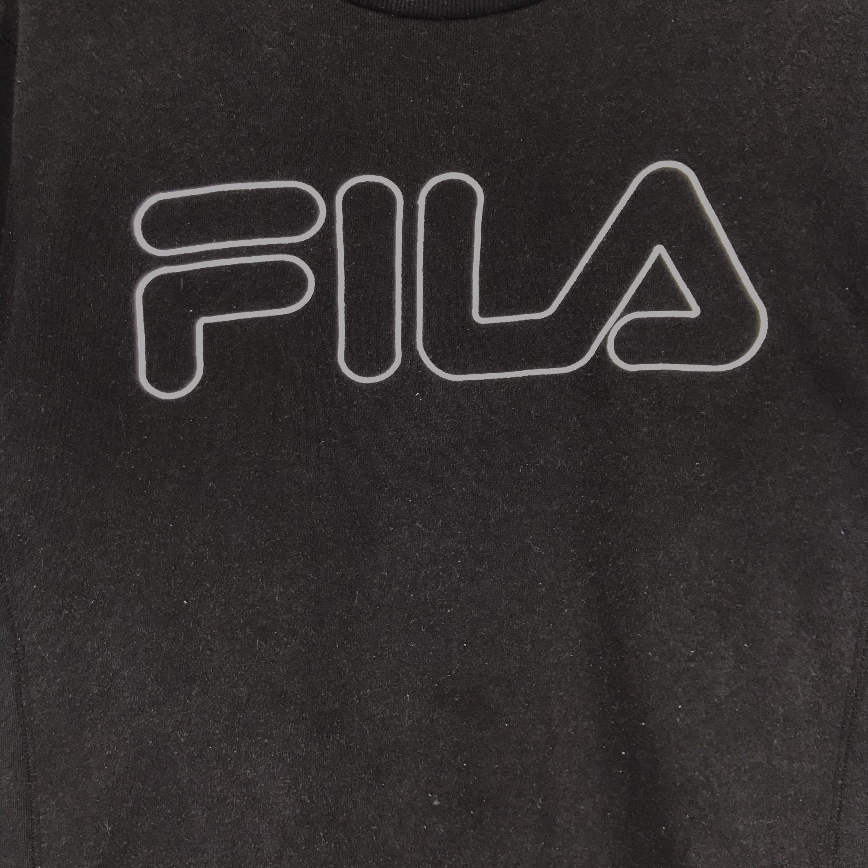 Vintage Fila Sweatshirt Big Logo Pullover Sweatshirt Medium | Etsy