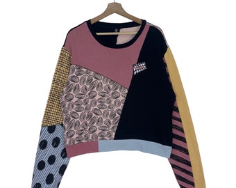 Vans patchwork sweater discount