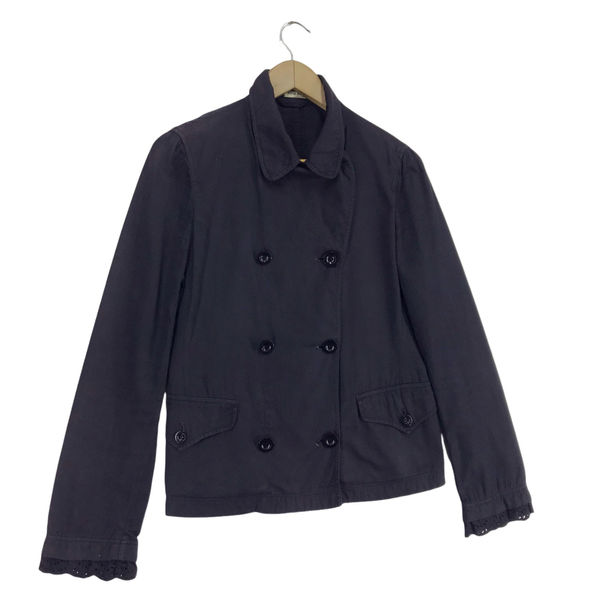 2004aw prada wool jacket by miu miu 44 - 通販 - gofukuyasan.com