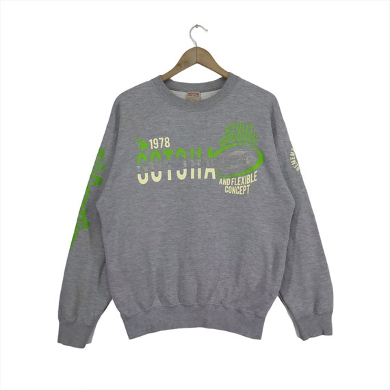 Vintage Gotcha Surf sudadera Crewneck Jersey sobre impreso Gotcha Surfwear Jumper tamano mediano Etsy Mexico