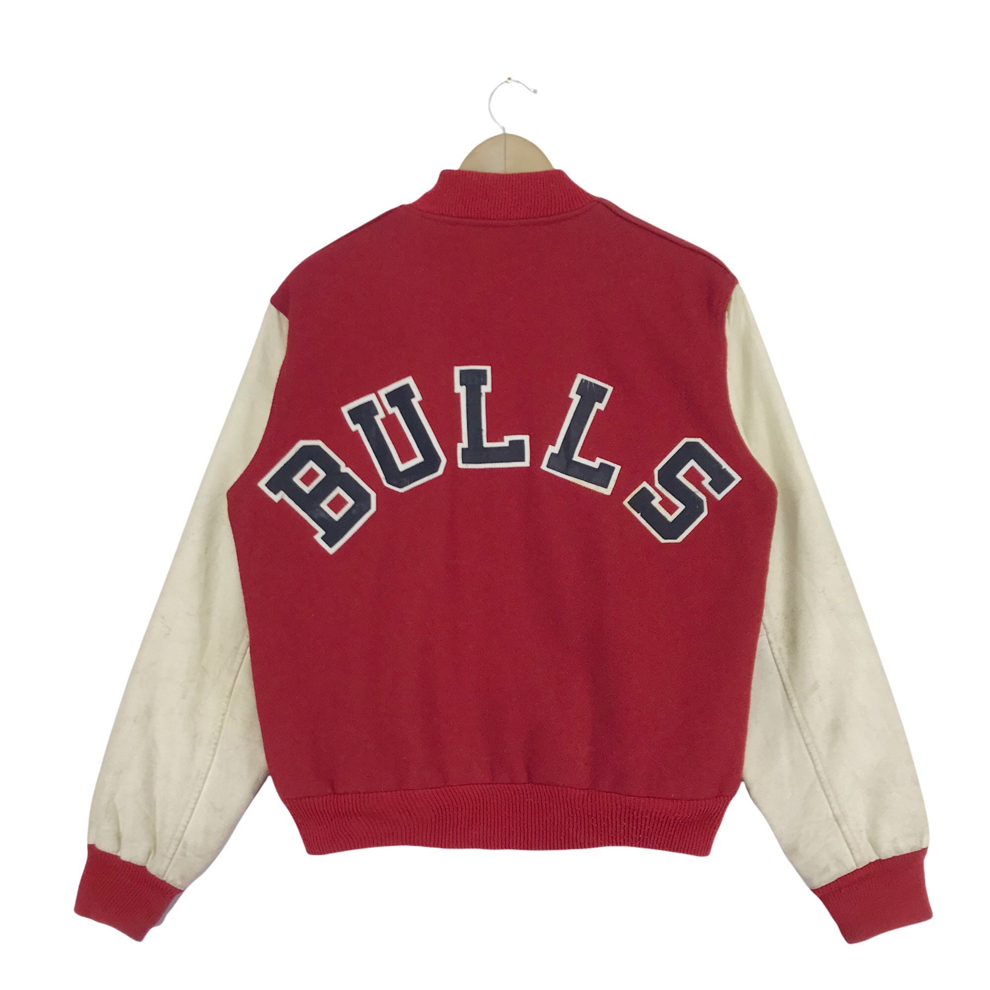 Vintage Chicago Bulls Varsity Wool Jacket Medium Vintage Nba 