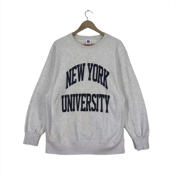 Vintage New york University Big Logo Sweatshirt C