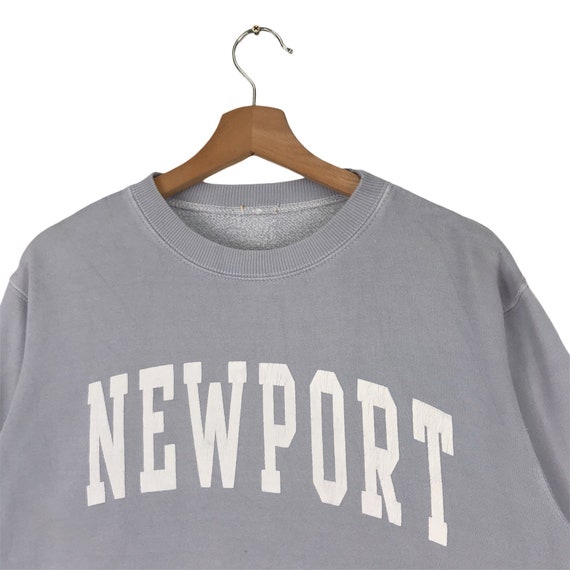 Vintage NewPork Sweatshirt Crewneck spellout Big … - image 4