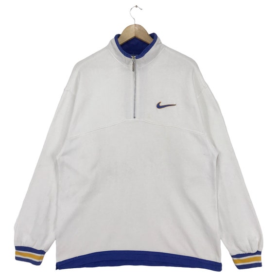 Vintage Nike Half Zip Sweatshirt Pullover Embroidered Swoosh - Etsy