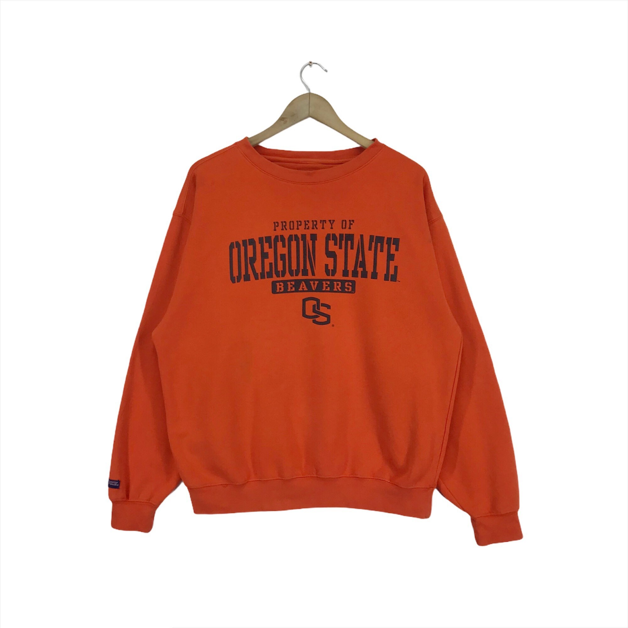 Vintage Oregon State Sweatshirt Crewneck Spellout Big Logo Etsy