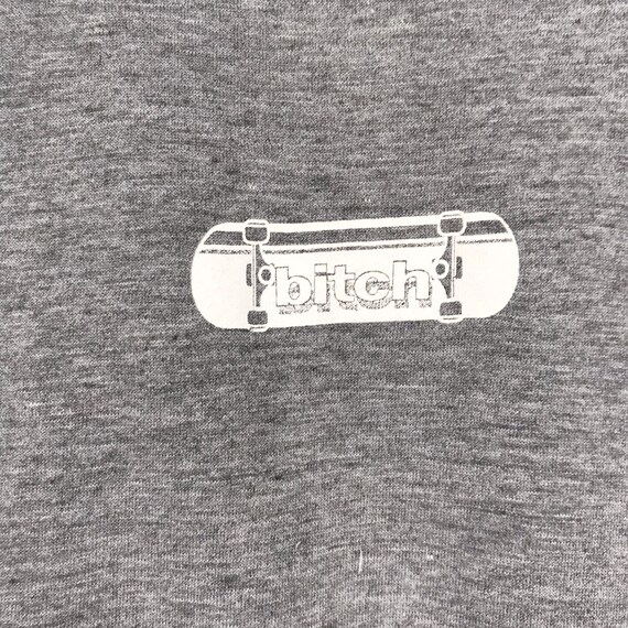 Vintage Bitch Skateboard Sweatshirt Crewneck  Big… - image 7