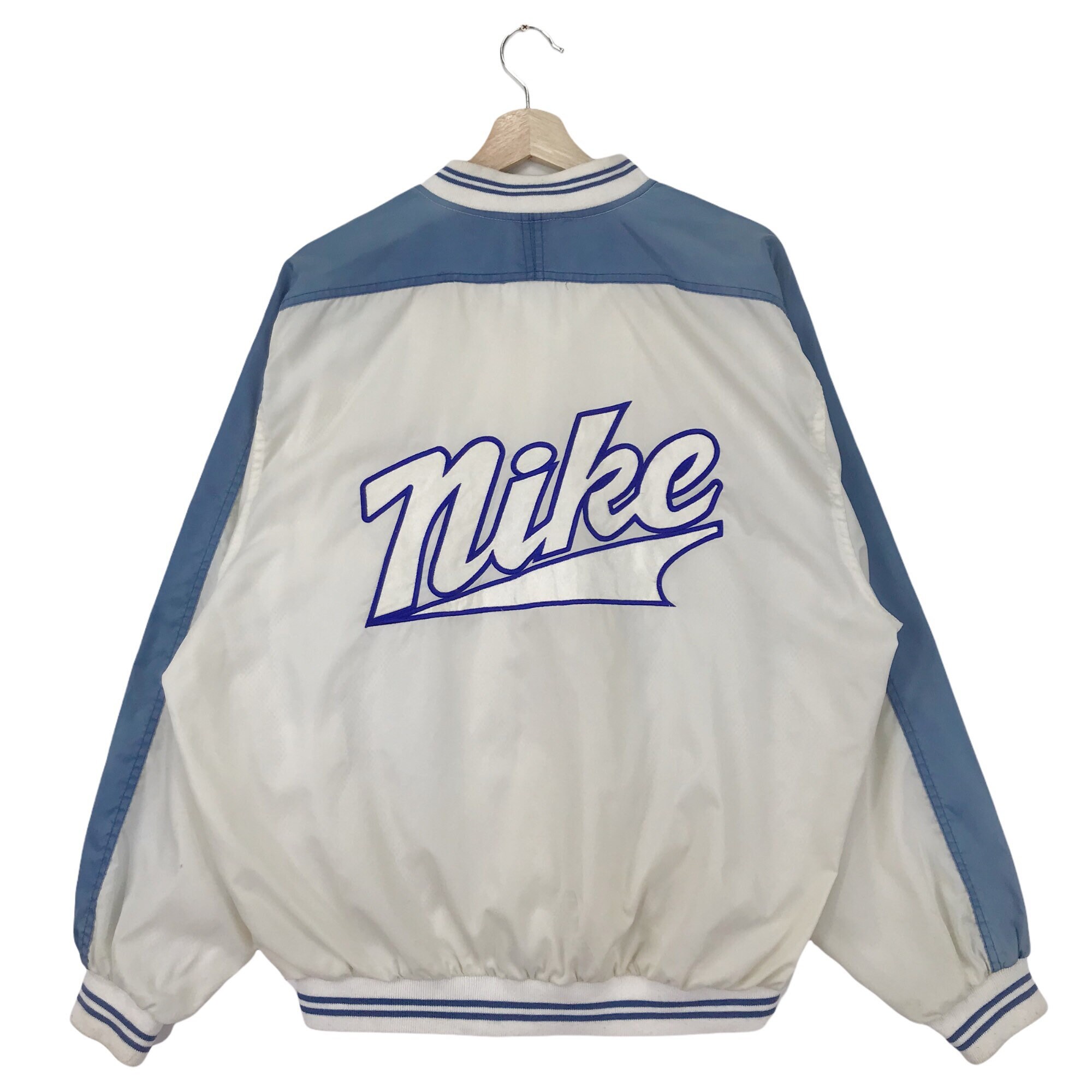 RARO Vintage 90's Nike Sweater Button Bordado -