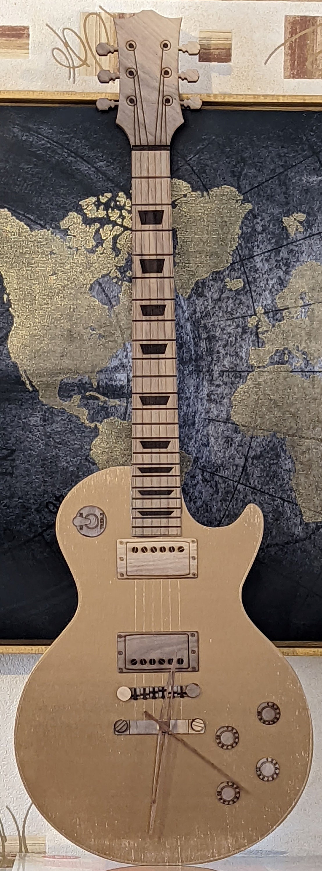 Horloge Type Guitare Les Paul