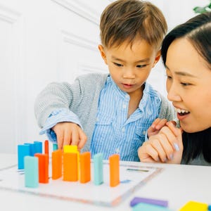 Montessori Toys Mini Domino Maps – Wooden Sensory Fine Motor Skill Preschool Play Set