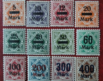 Stamps Germany 1922. Wurttemberg
