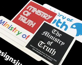 Ministry of Truth Sticker Collection (4 stickers)