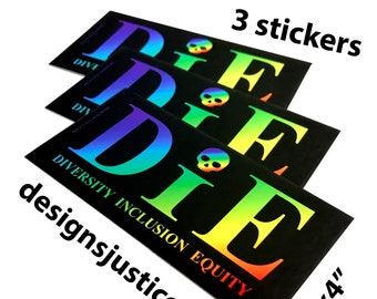 Diversity Inclusion Equity Stickers