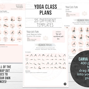 Yoga Class Planner, Yoga Teacher Class Plans, Yoga Class Sequence Planner, Yoga Class Plans Drag & drop 200 poses to sequence your class image 8