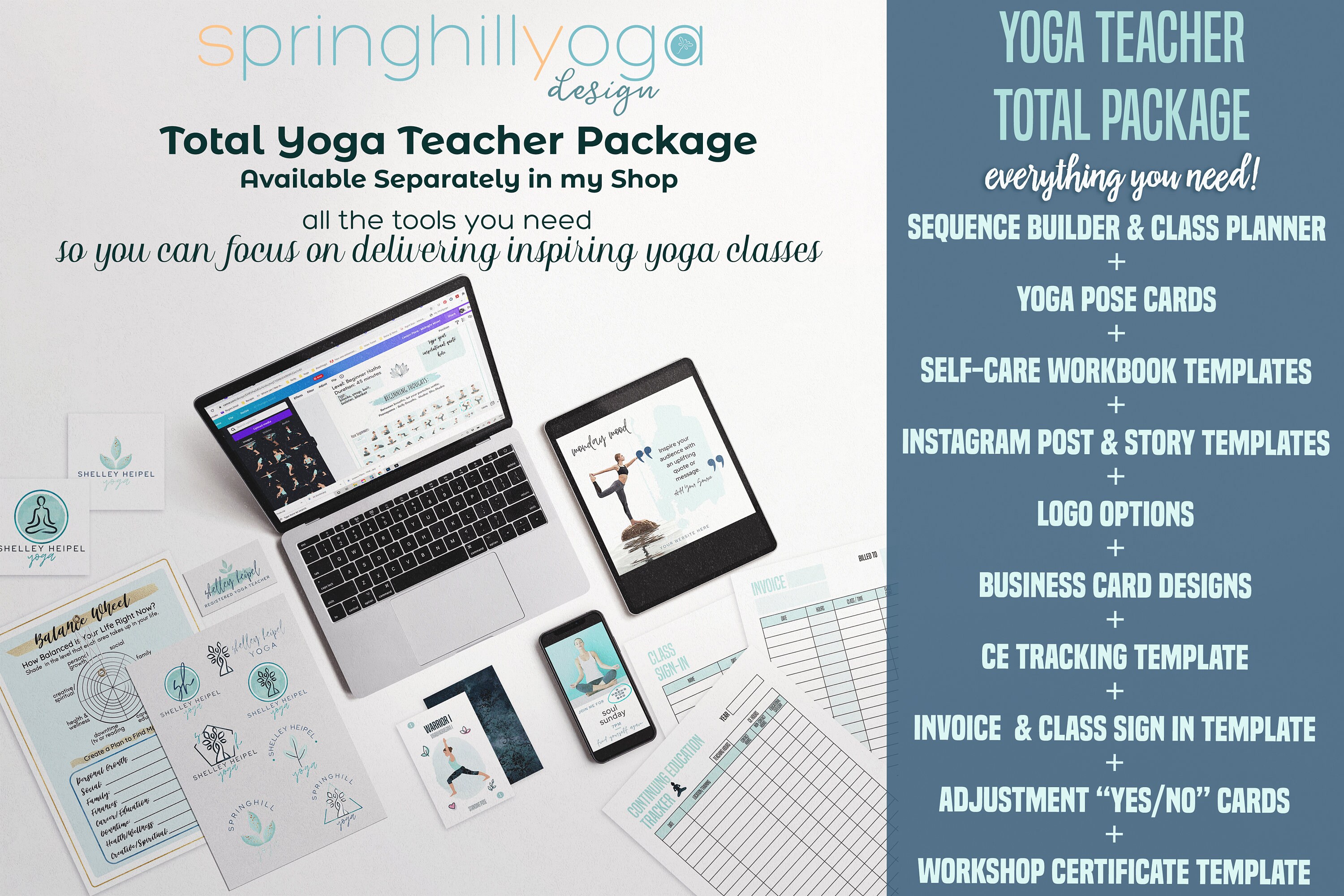 40 Yoga Class Plans + 25 Theme Scripts + 25 Addit. Meditations + 9 Yoga ...