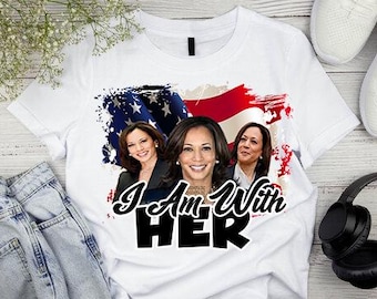 Je suis avec elle PNG Conception de chemise herstory Kamala Harris