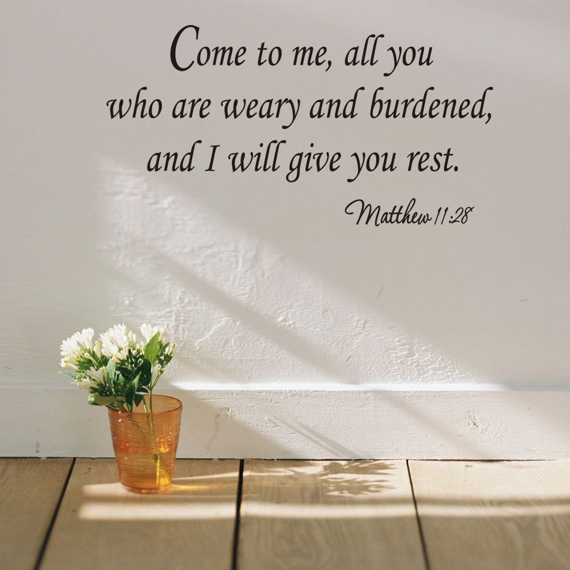 Bible Quotes Wall Sticker Home Decor Wall Art Etsy