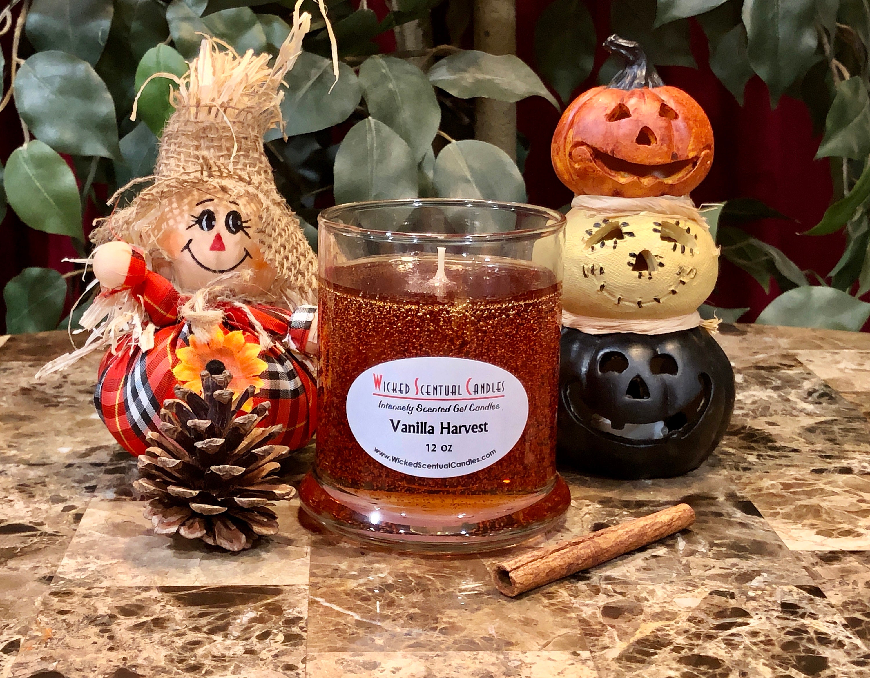 Vanilla Harvest Scented Gel Candle handmade candle gel Etsy